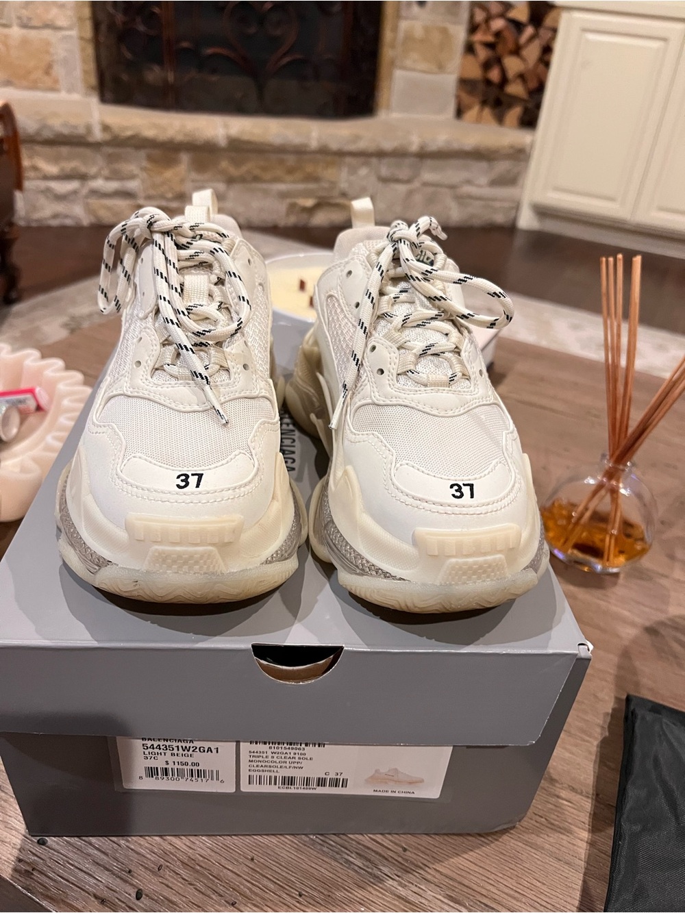 Balenciaga Tripe S sneakers (Light Beige) Size 37